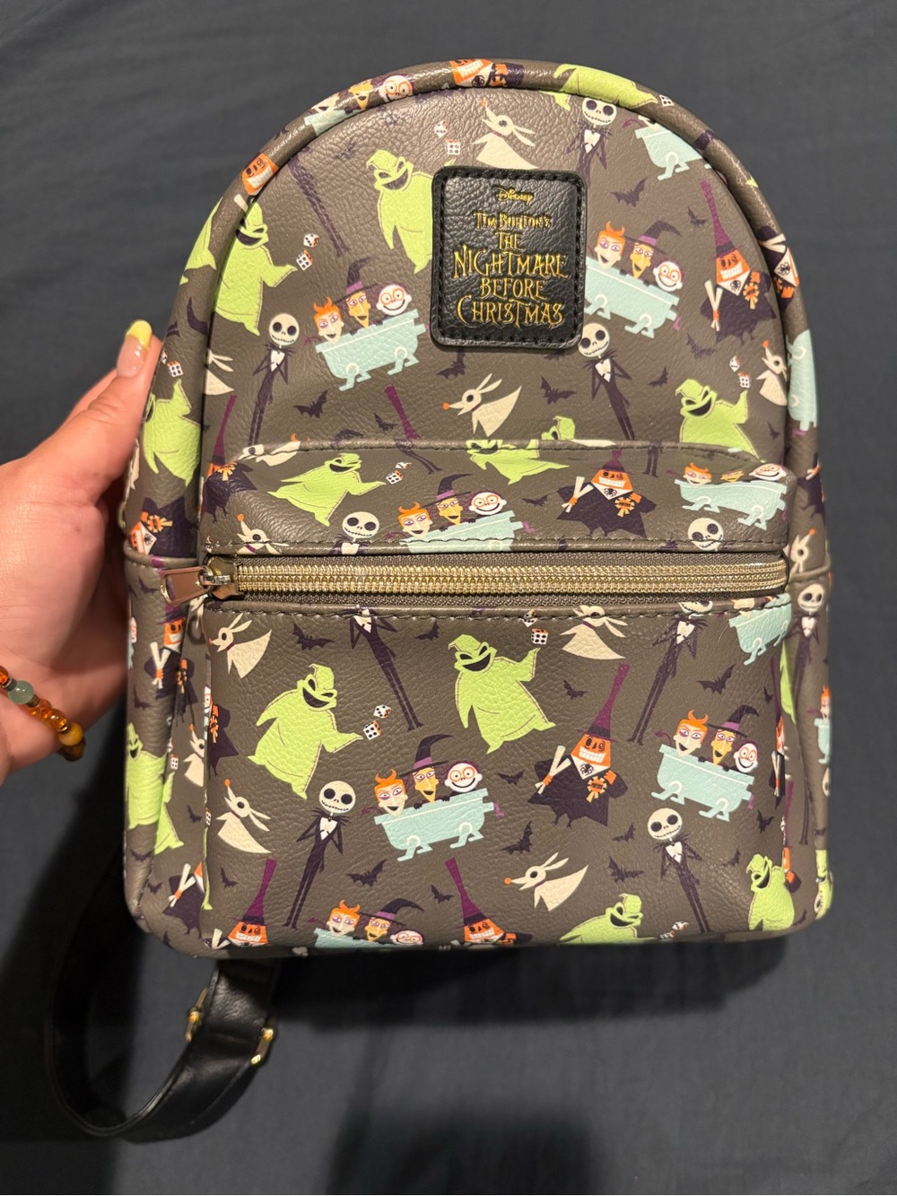 Mini Backpack - Green Accent